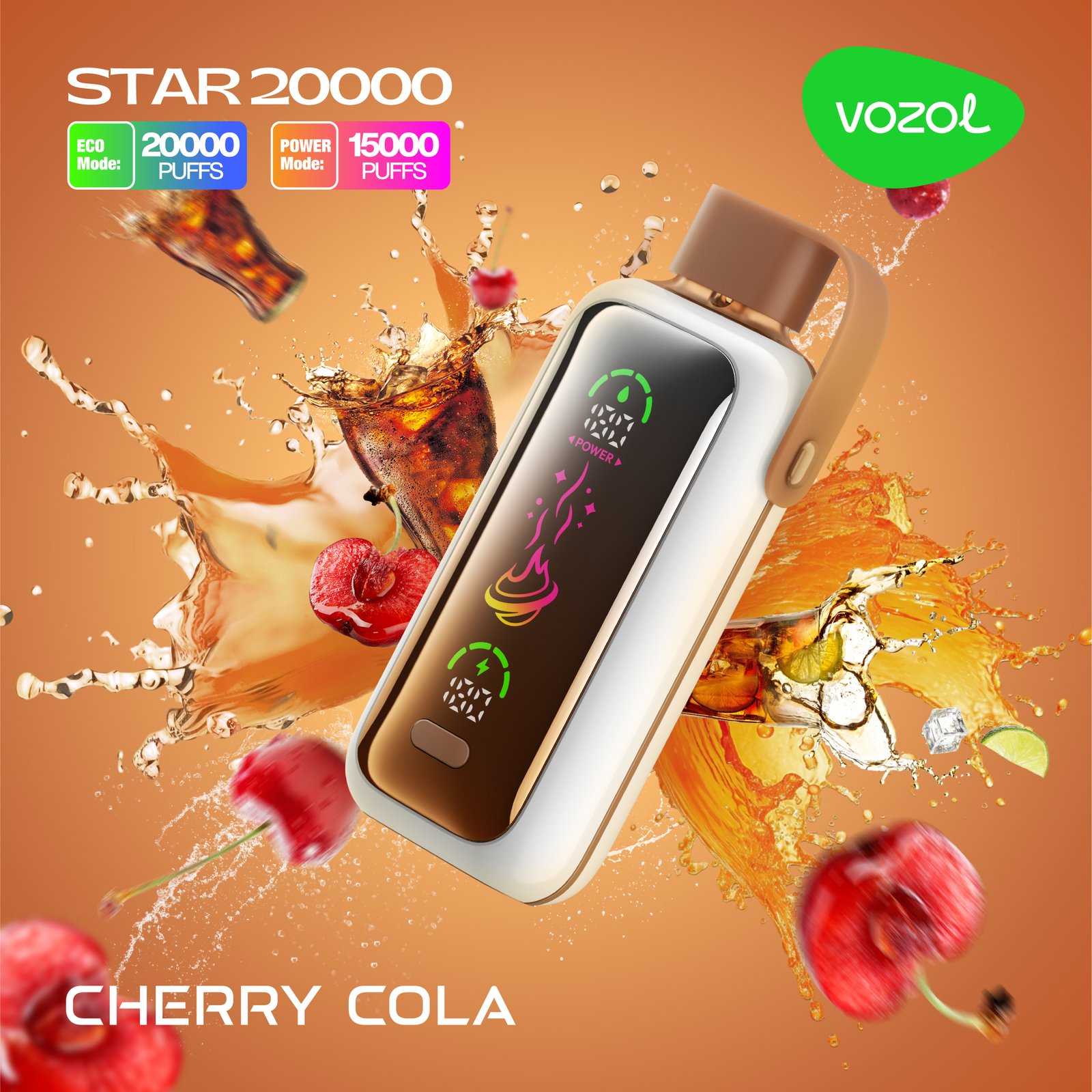 CHERRY COLA Vozol Star 20000 Cherry Cola - Görsel 1
