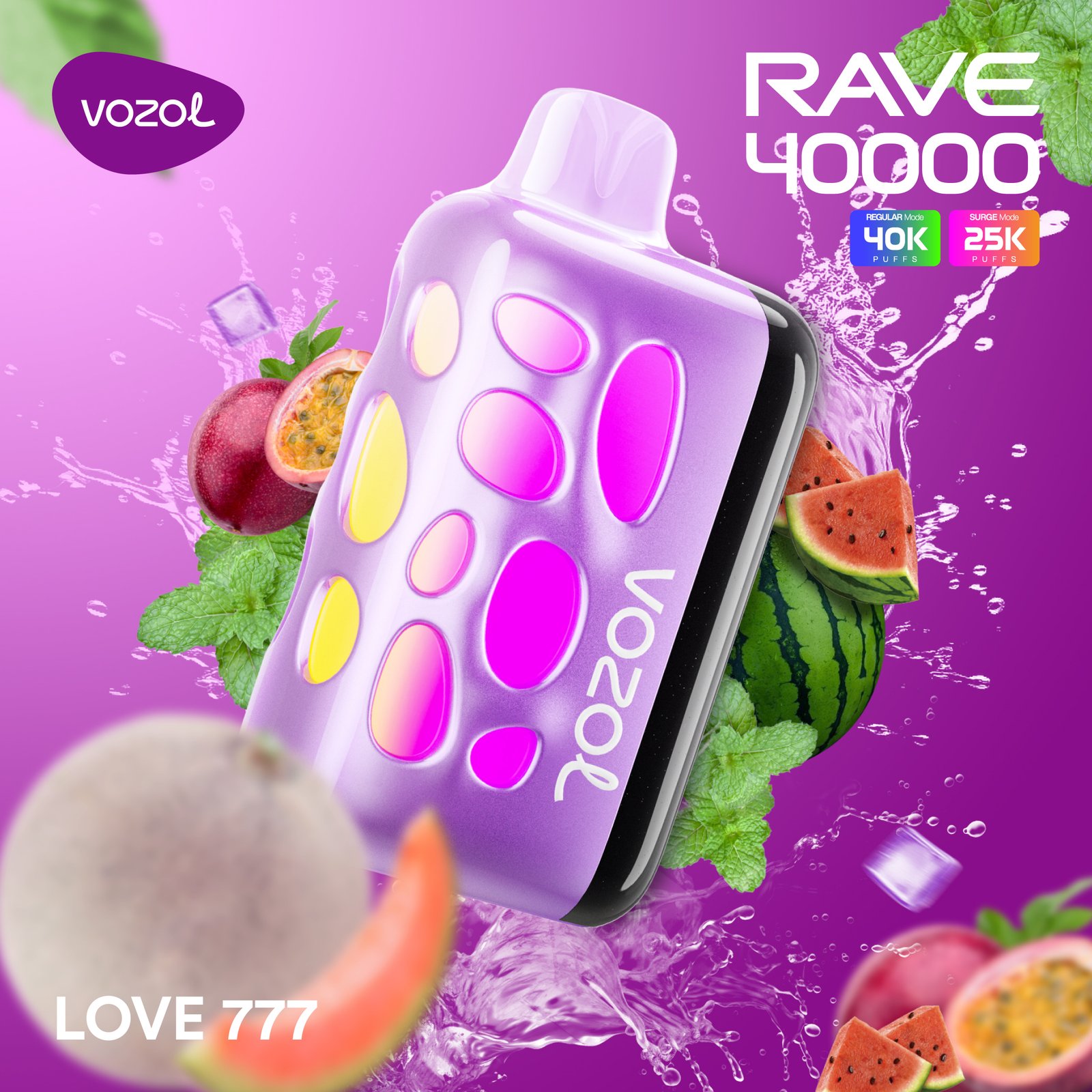 LOVE-777 Vozol Rave 40000 Love 777 - Görsel 1