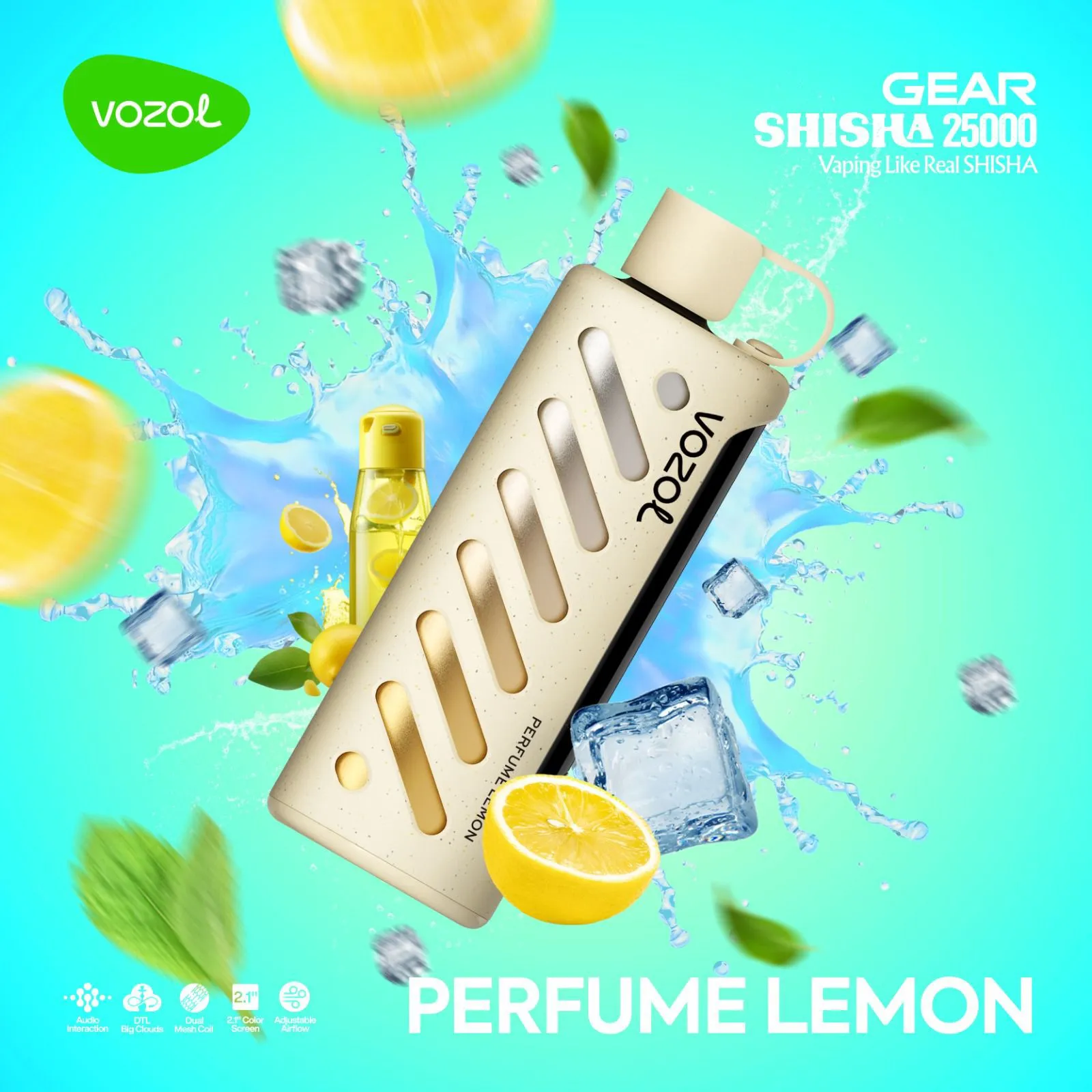 Perfume-Lemon Vozol Gear 25000 Perfume Lemon - Görsel 1