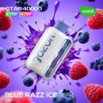 Vozol Star 40000 Blue Razz Ice